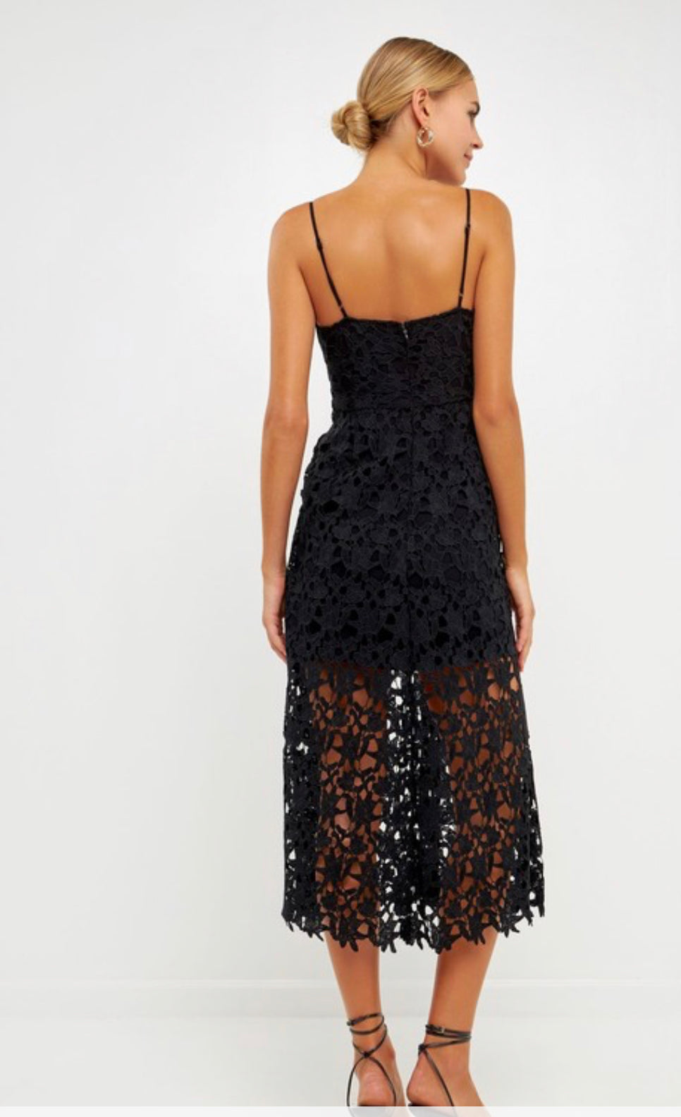 Lace cami dress
