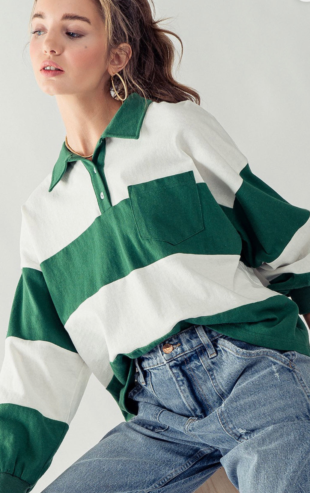 Striped Polo