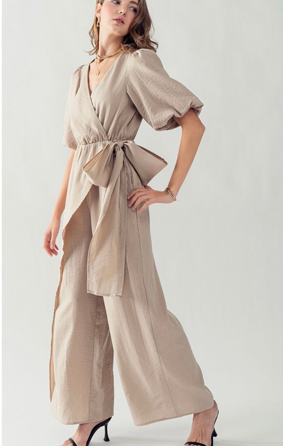 Taupe Jumpsuit