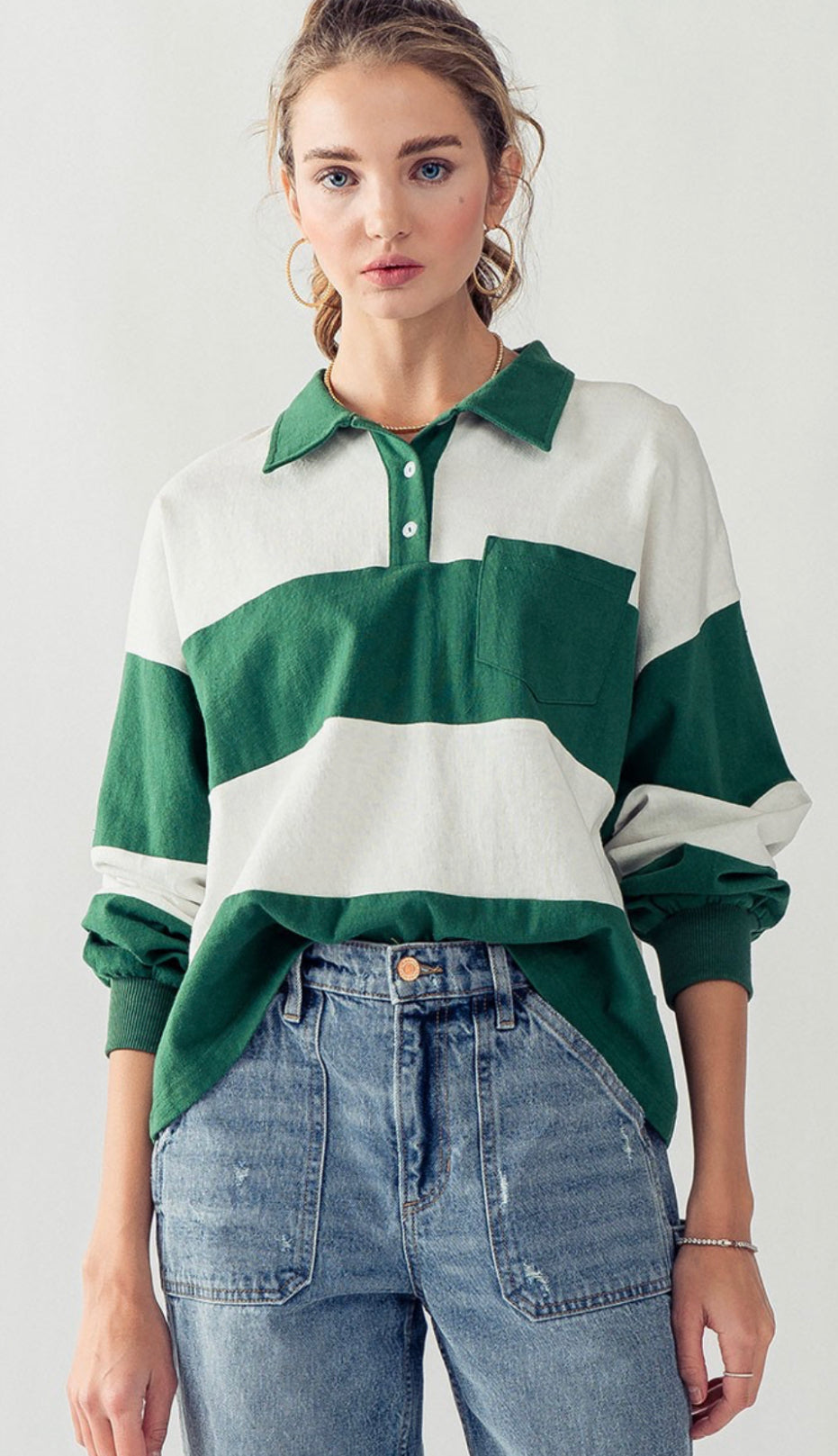 Striped Polo