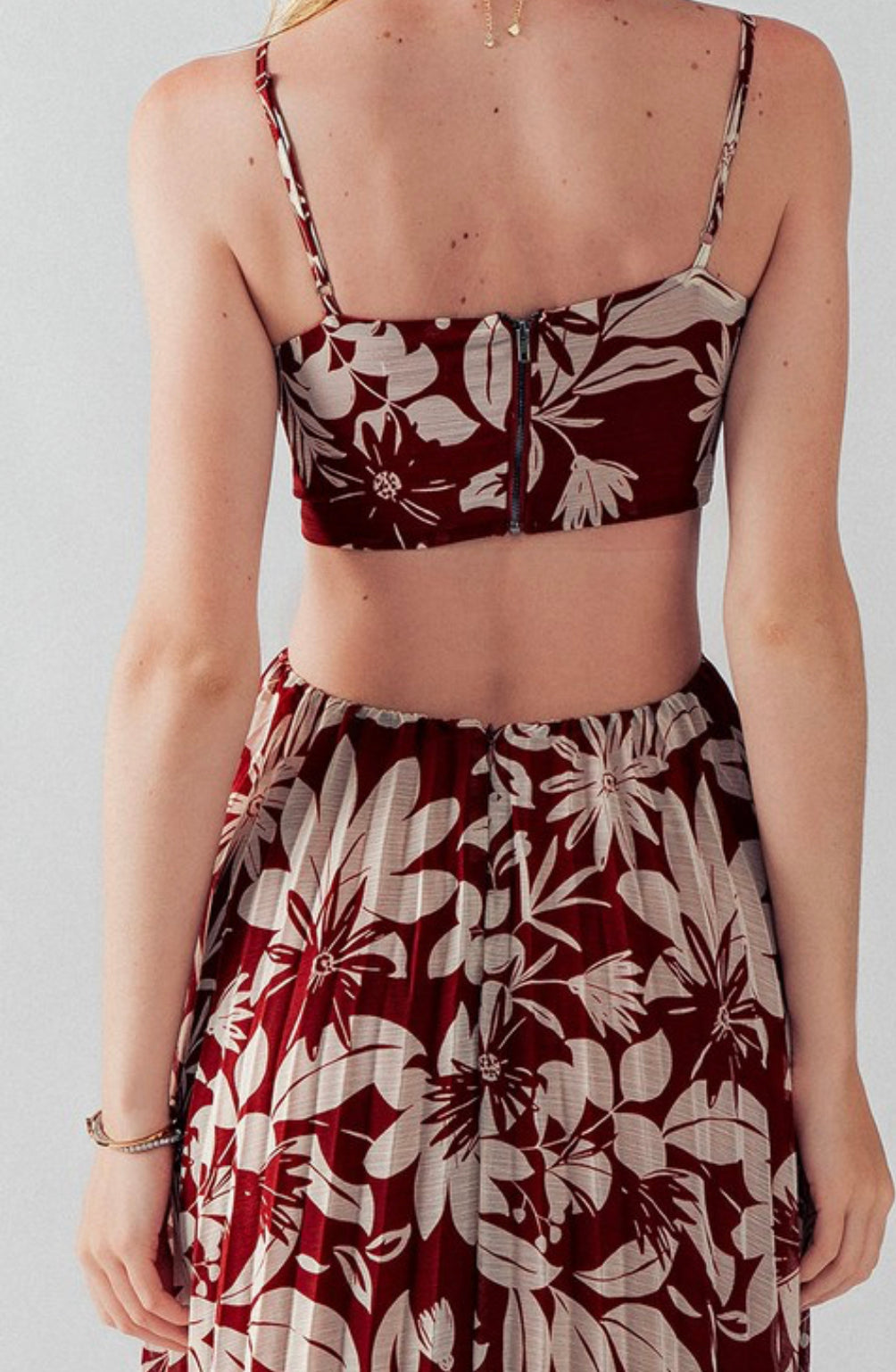 Cut out maxi floral