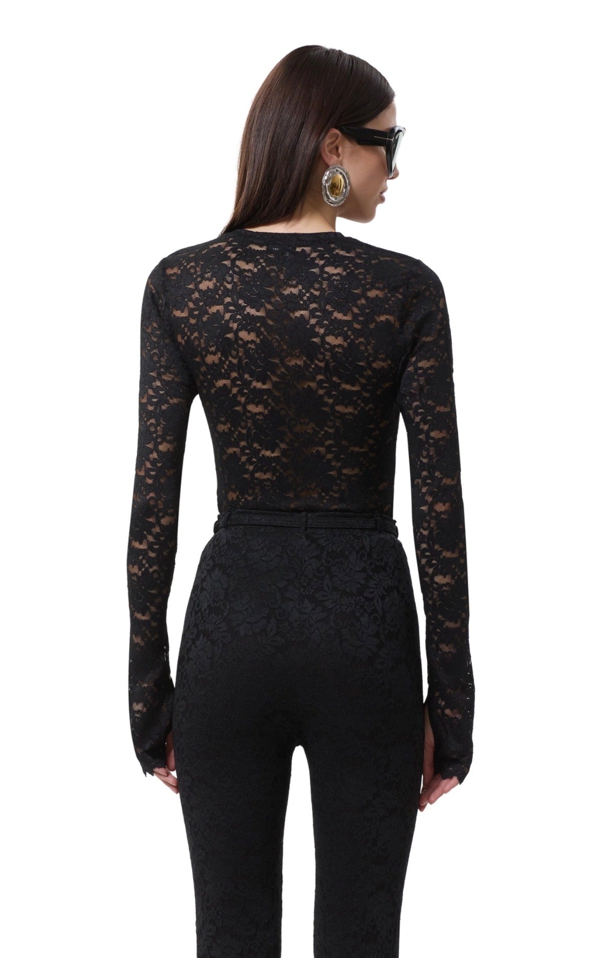Black Lace Top