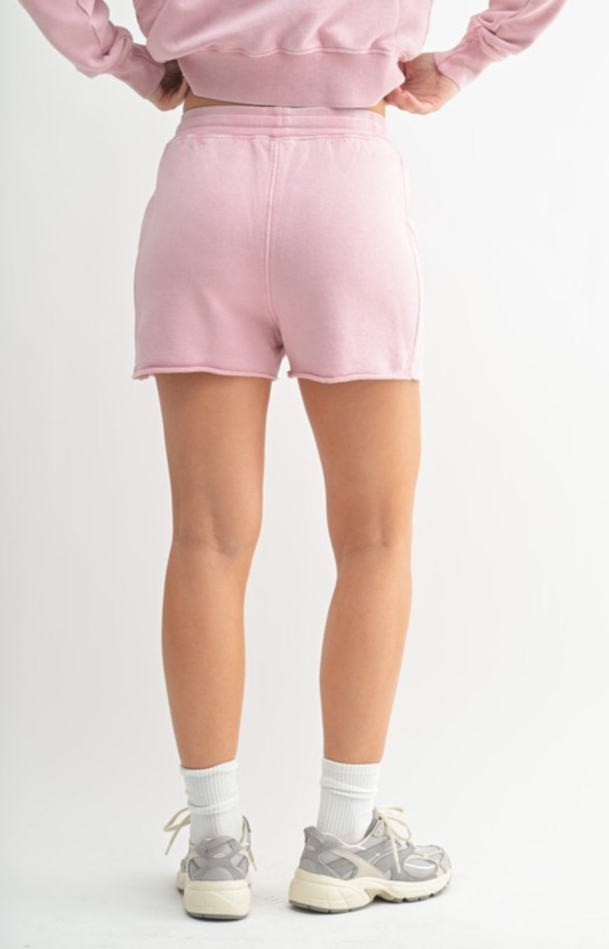 Mineral wash shorts