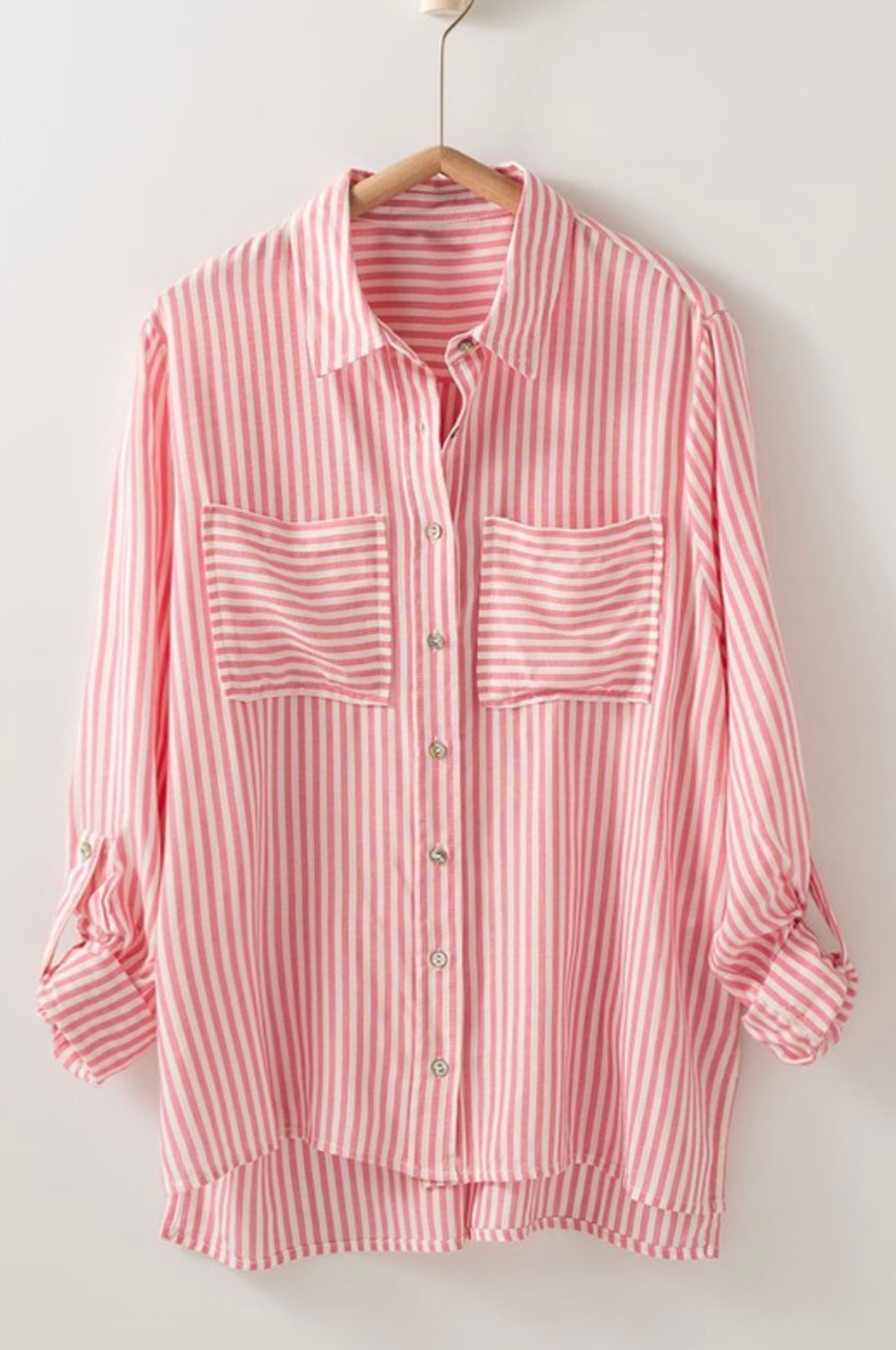 Stripe button down shirt