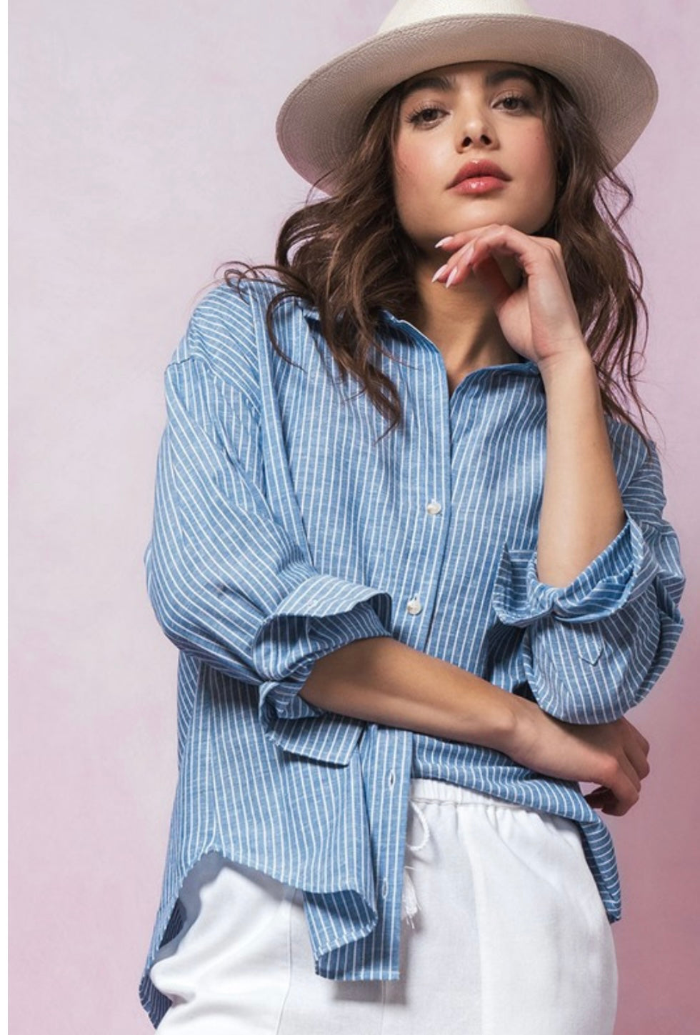 Linen Button Down Shirt