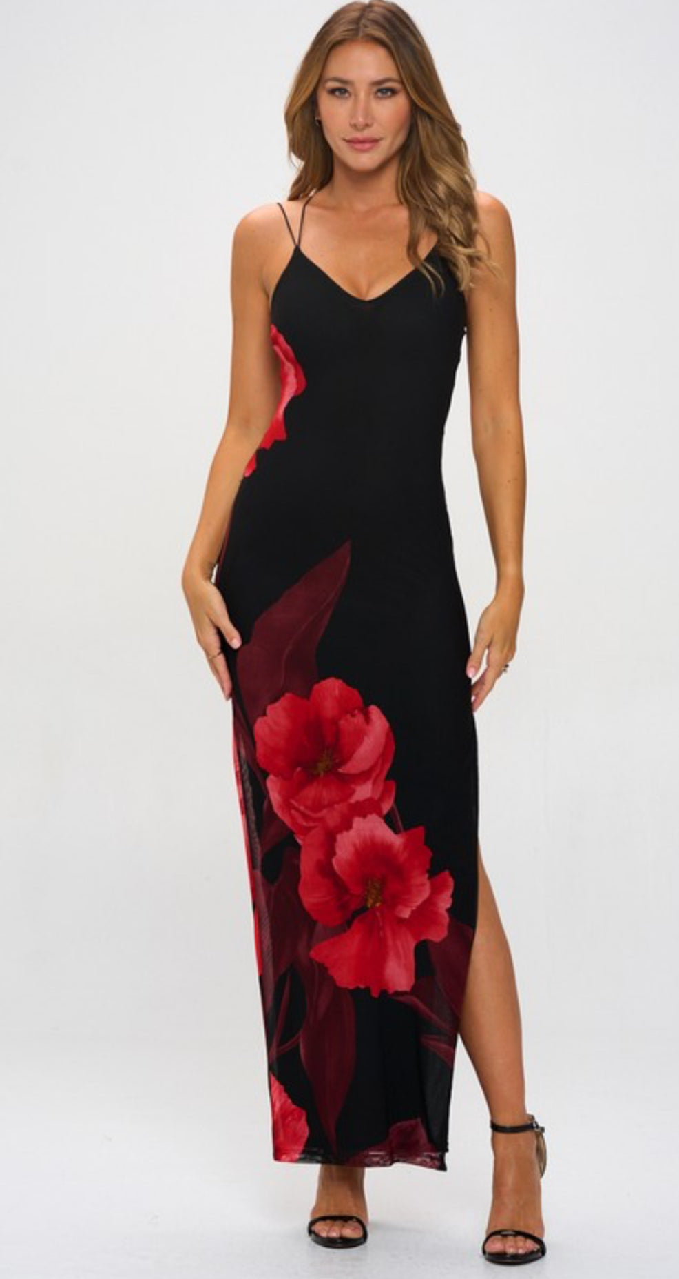 Floral maxi dress