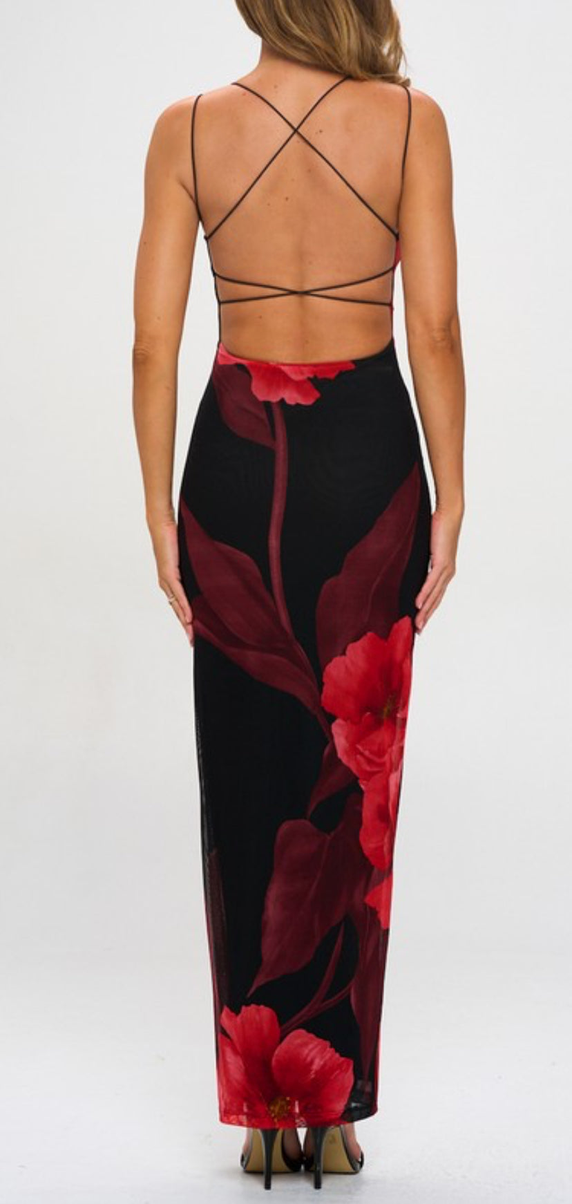 Floral maxi dress