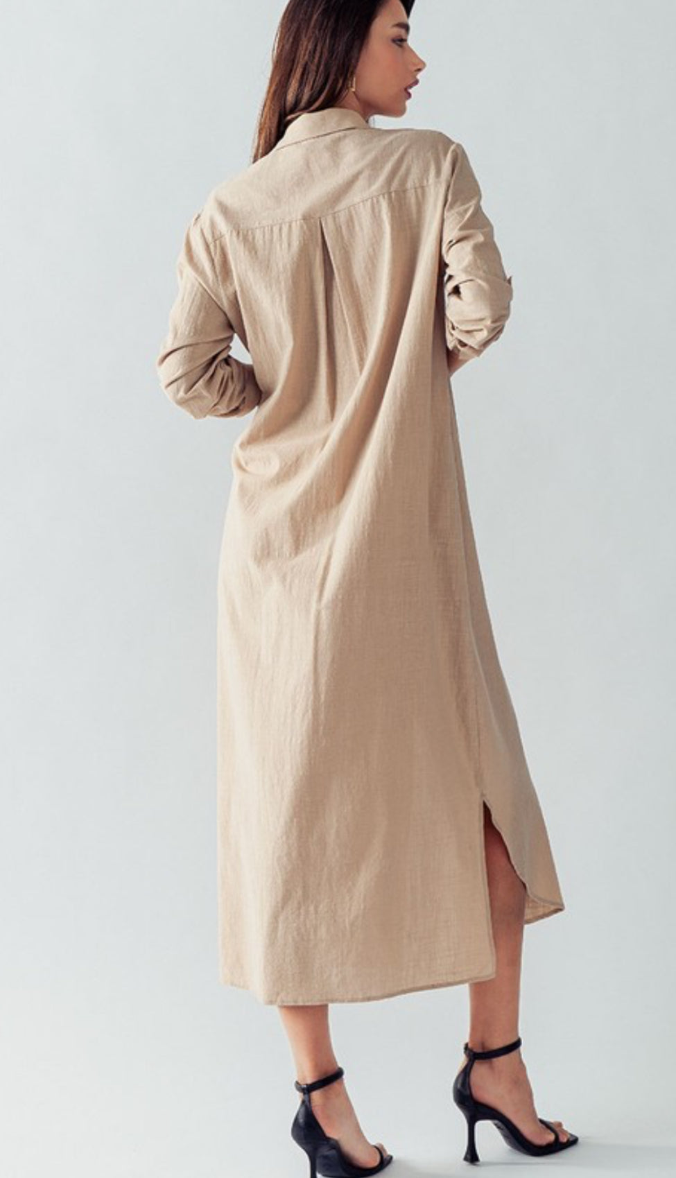 Collared Button Down Dress