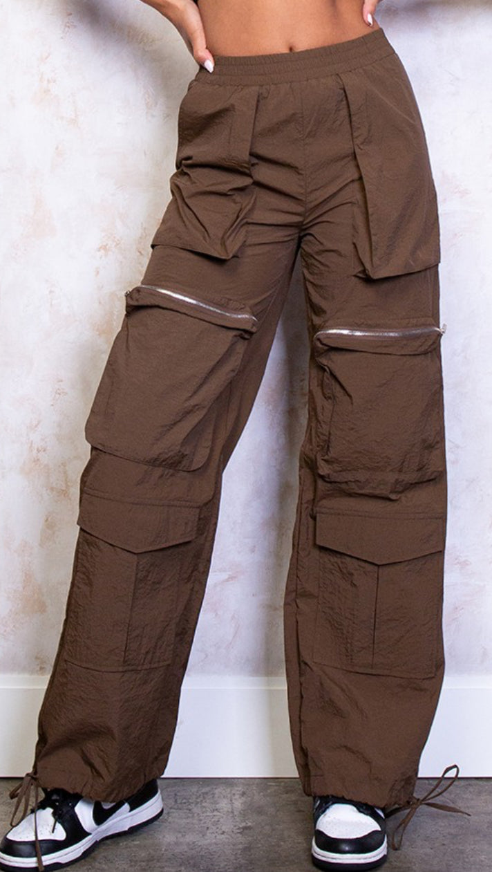 Wide Leg Cargo Pants