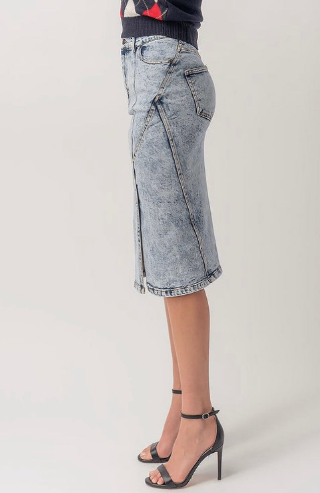 Denim Medi skirt