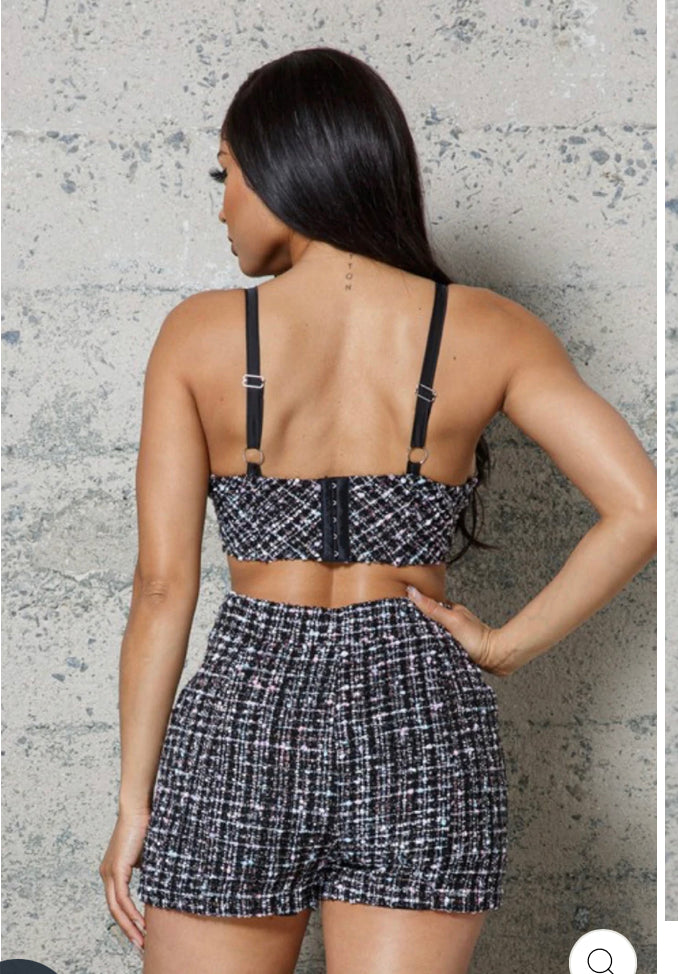 Tweed Bralette