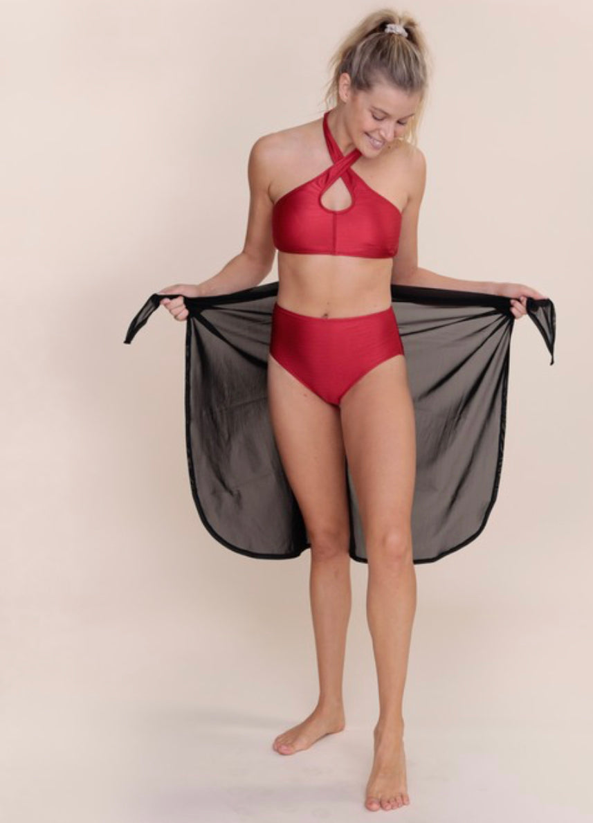 Swim cover up wrap