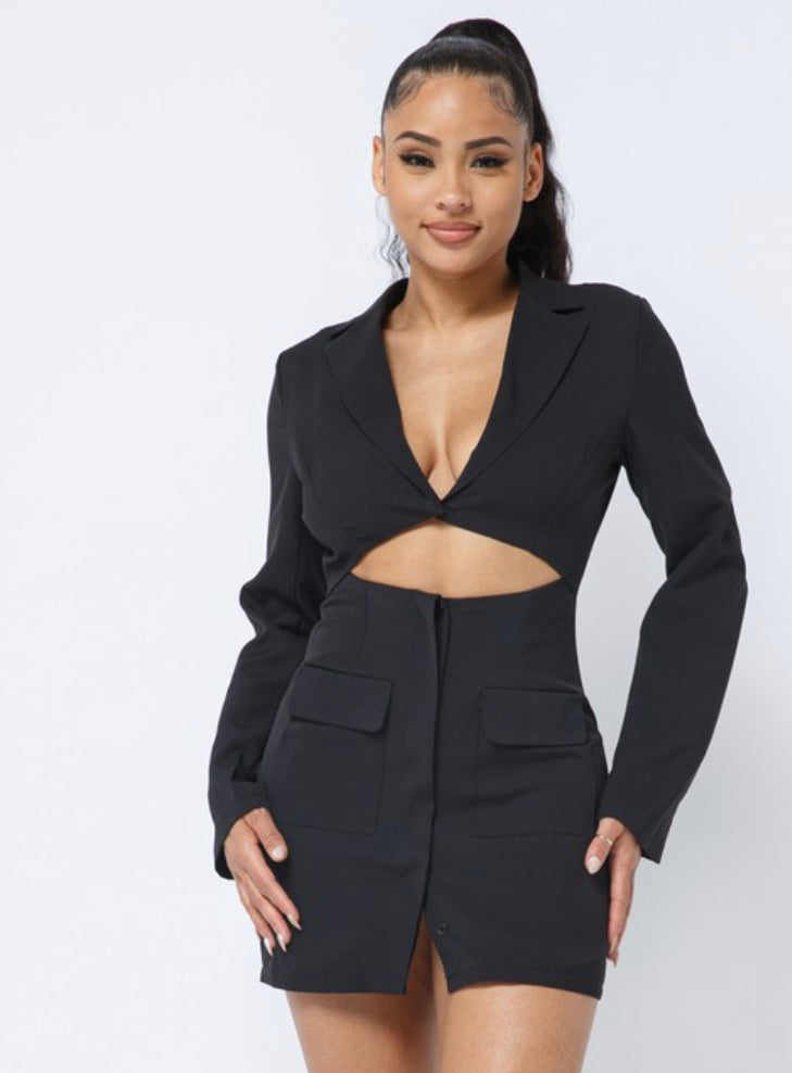 Blazer mini dress