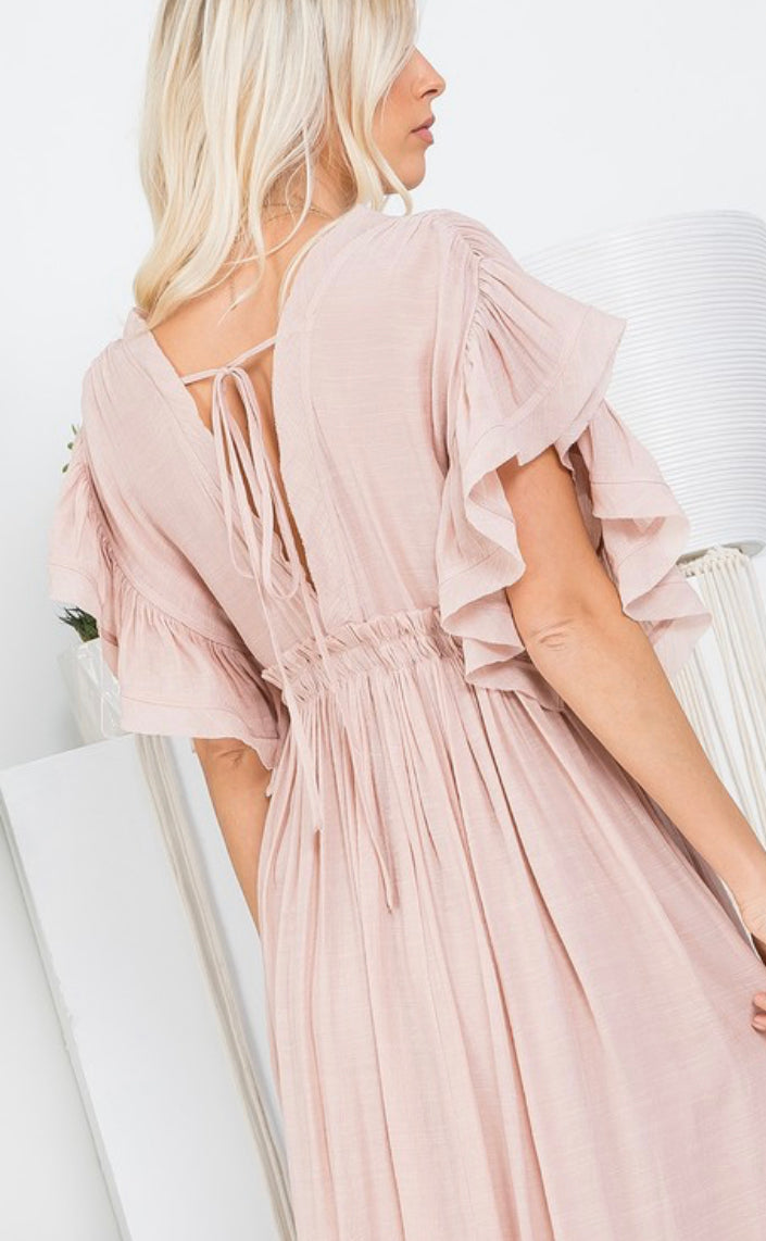 Ruffle Maxi Dress