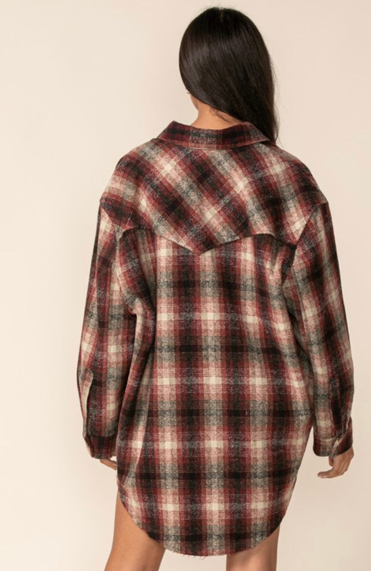 Plaid shacket