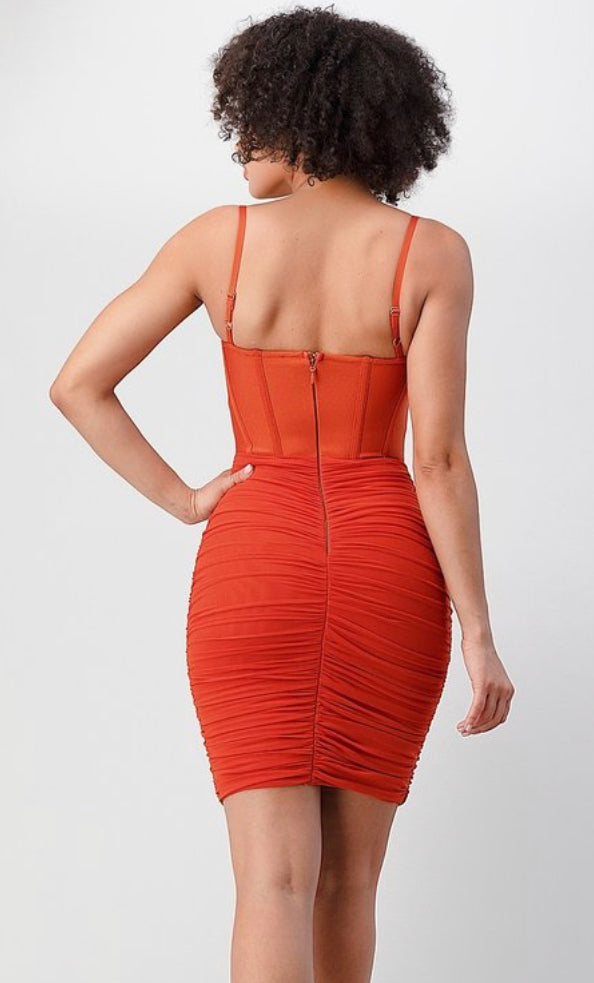 Time to play midi dress