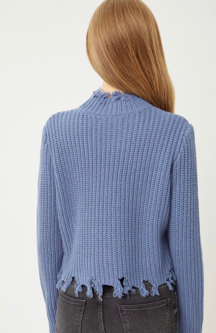 French navy sweater