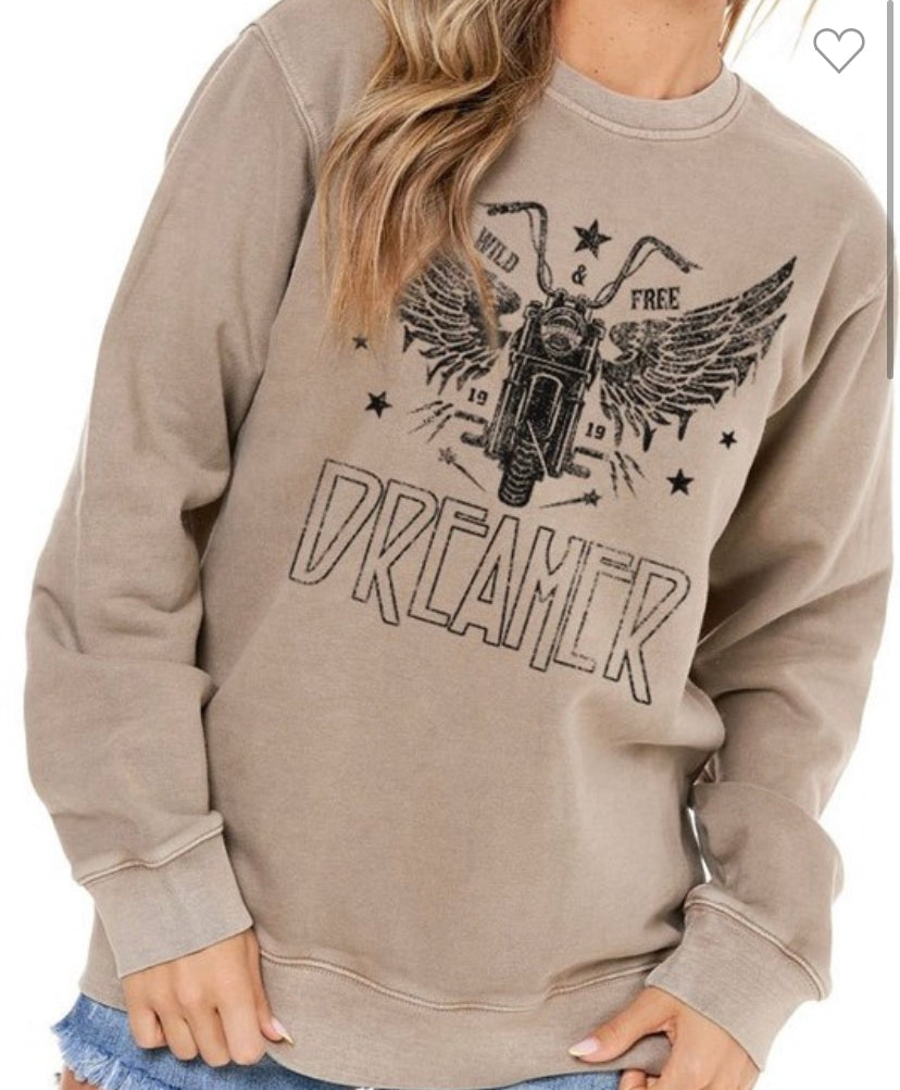 Dreamer graphic sweater
