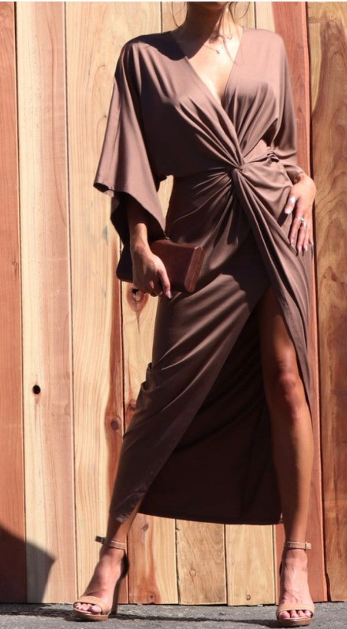 Twisted bodycon dress