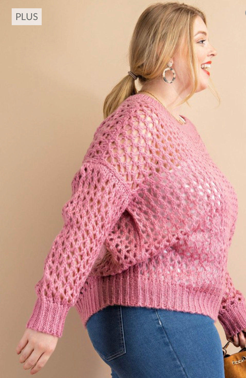 Net sweater