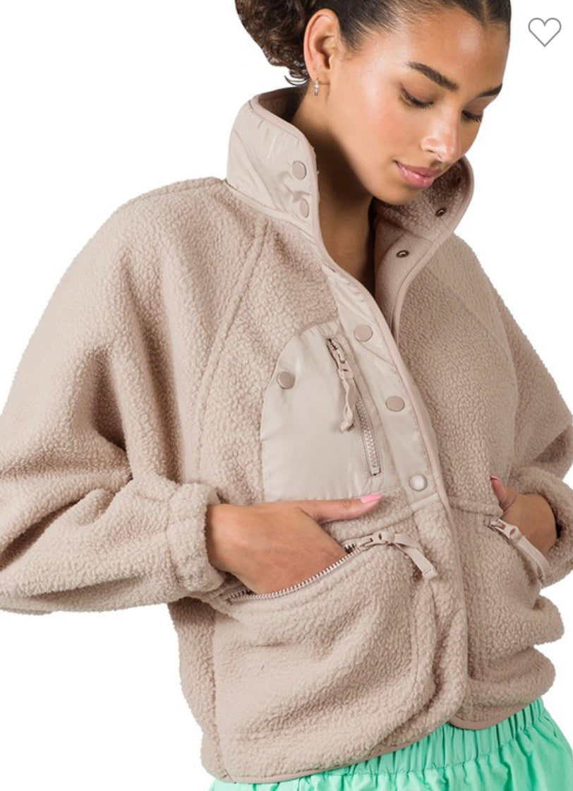 Ash Mocha fleece