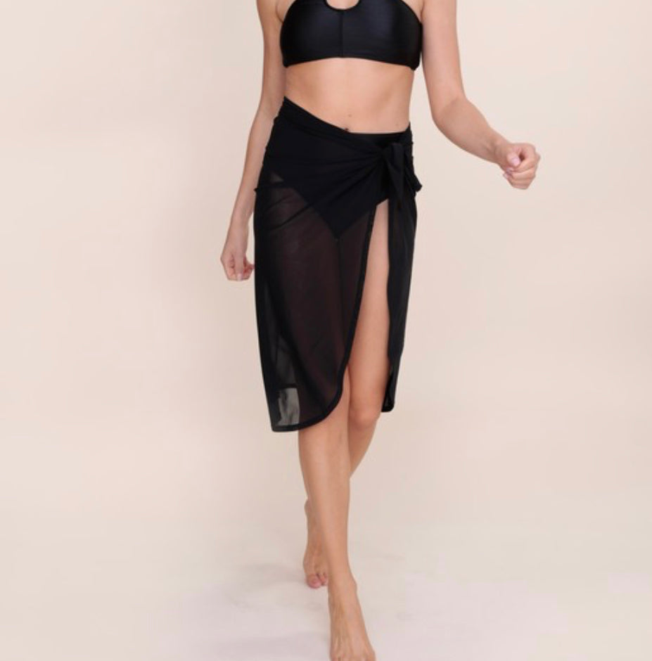 Swim cover up wrap