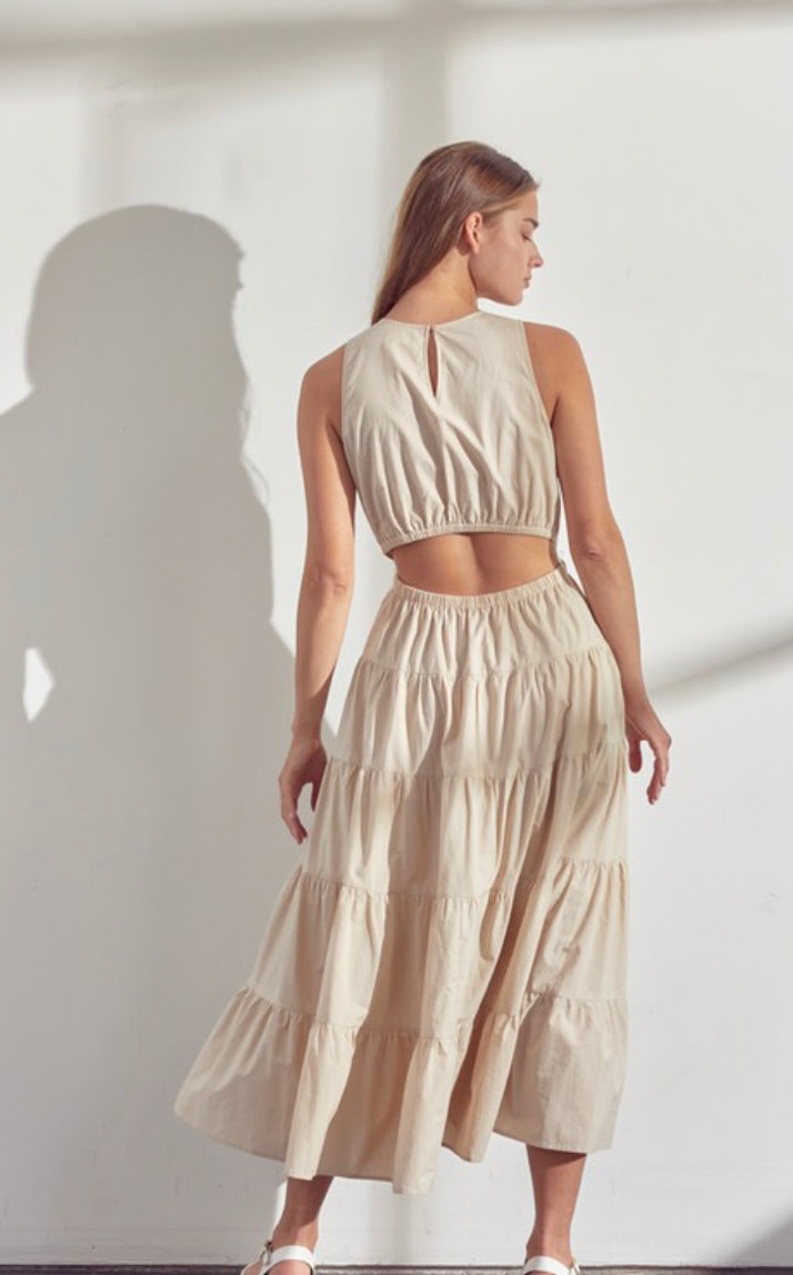 Tiered maxi dress