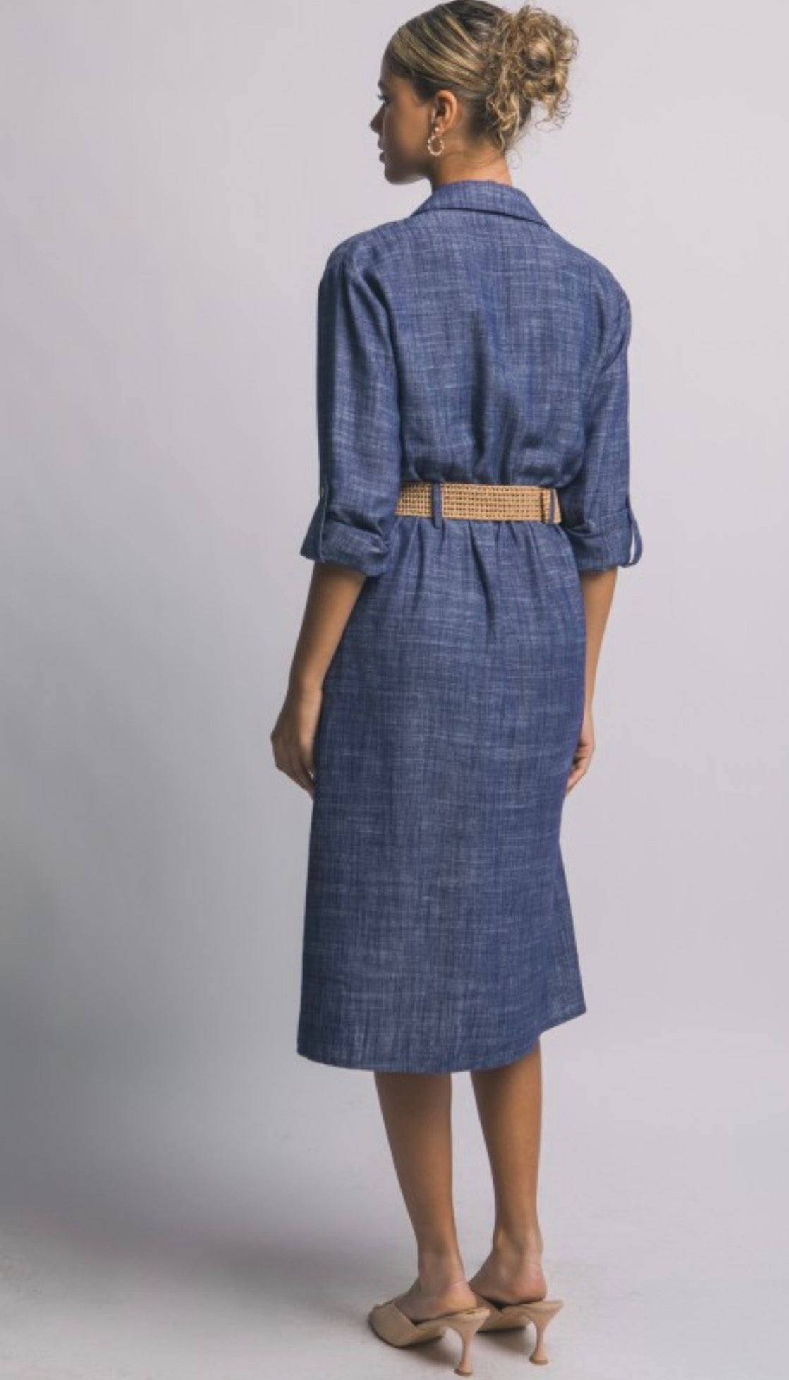 Midi Shirt Dress
