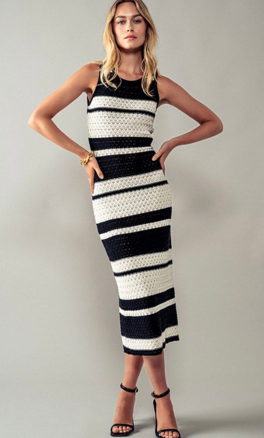 Crochet Midi Dress