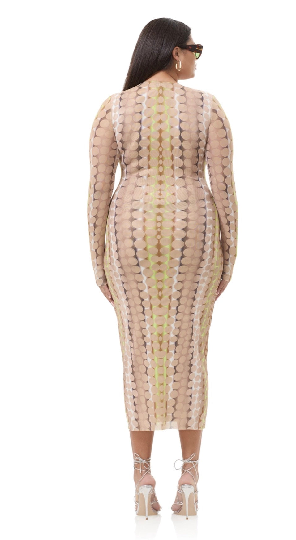 Tonal Dot Dress