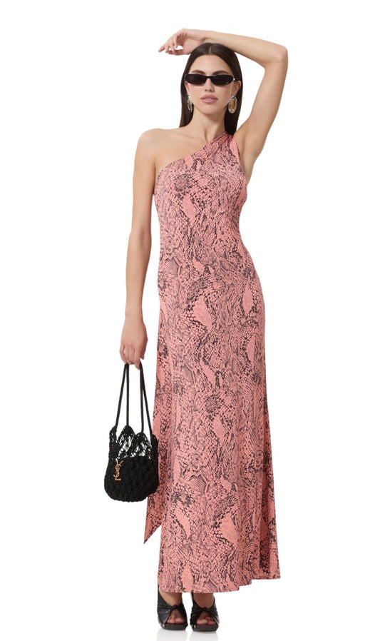 Peach Snake Dress