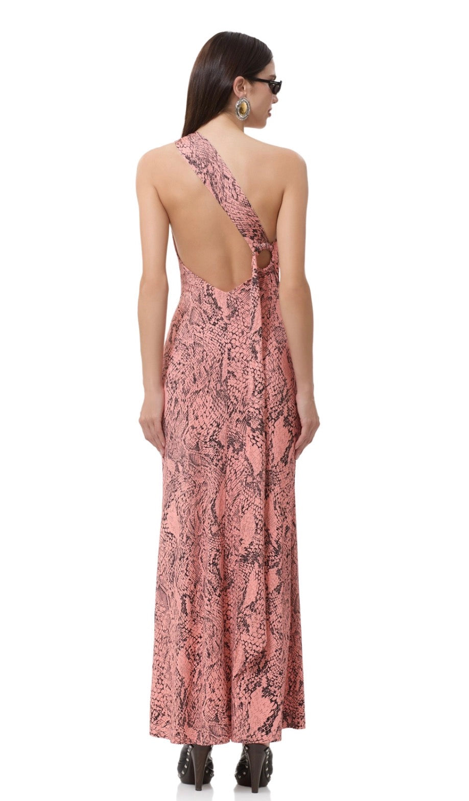Peach Snake Dress