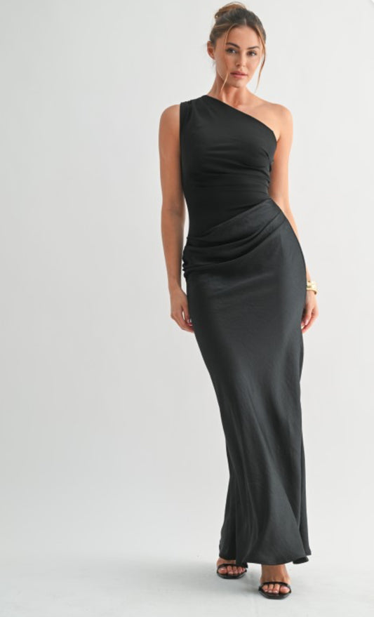 Asymmetrical Maxi Dress