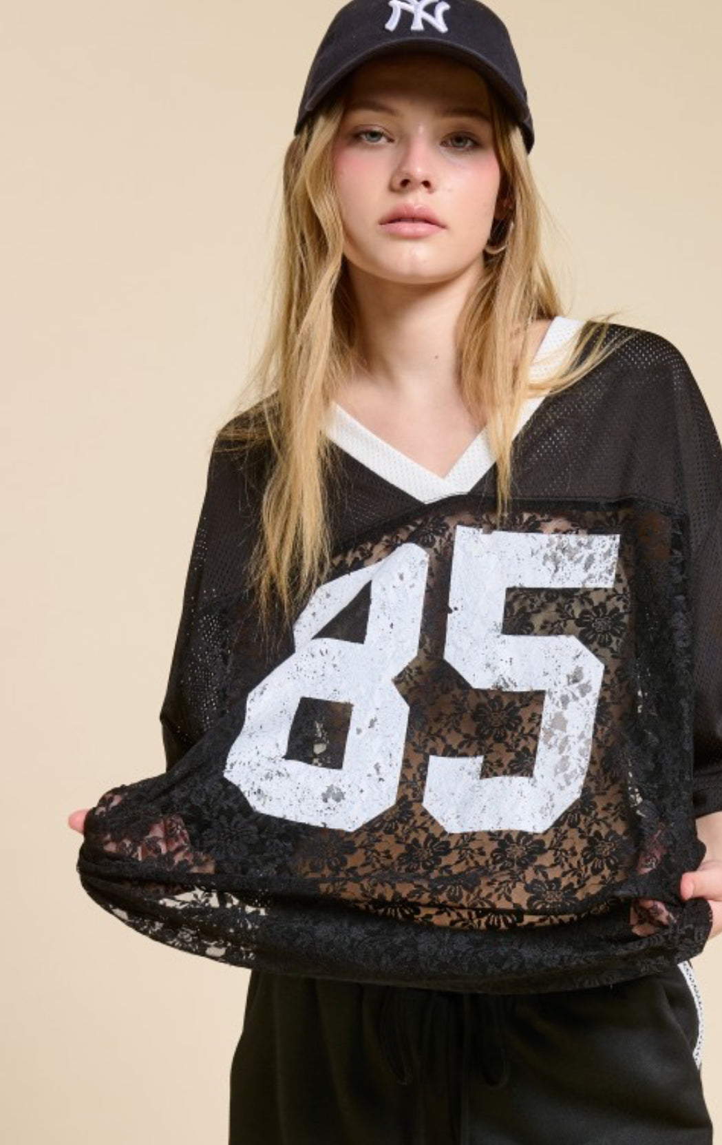Sporty Chic Graphic Jersey