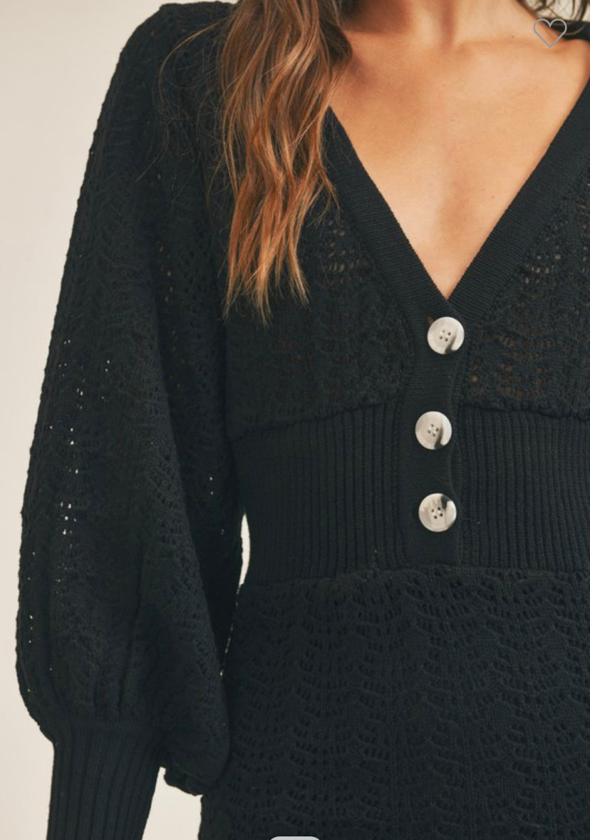 Sweater knit dress