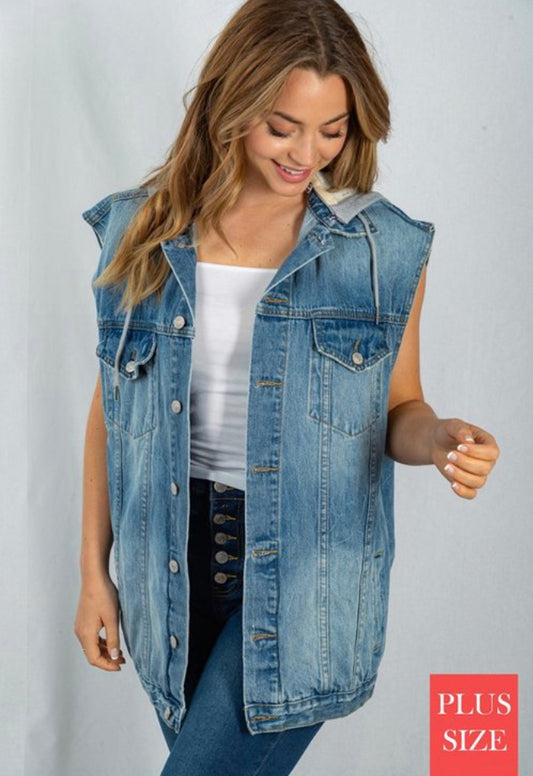 Denim vest